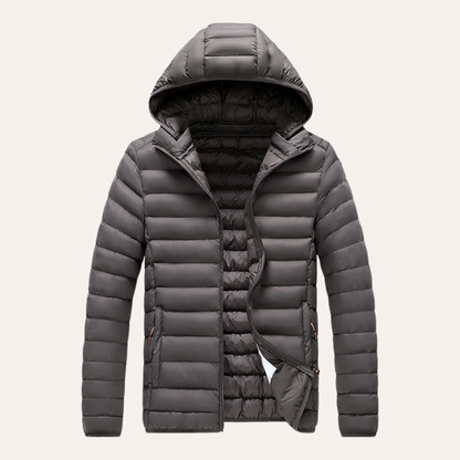 VogeLuxe | Men’s Winter Lightweight Hooded Puffer Jacket 5