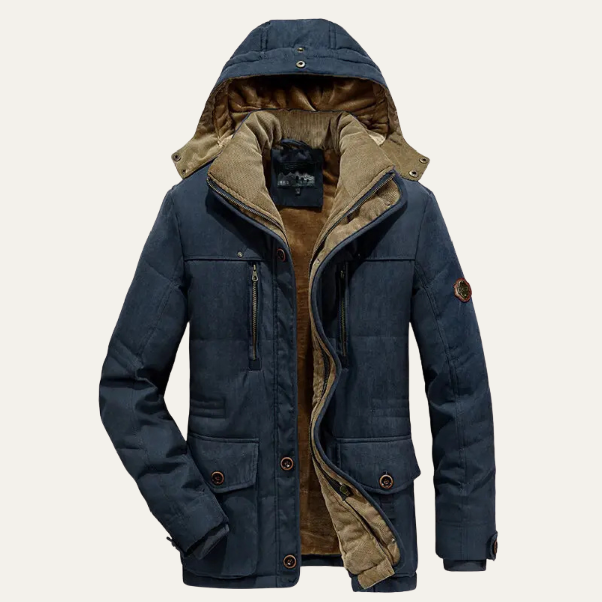 VogeLuxe | Men’s Winter Parka with Detachable Hood 2
