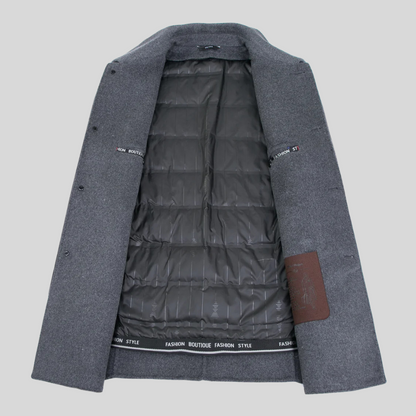 VogeLuxe | Men’s Wool-Blend Short Coat 5
