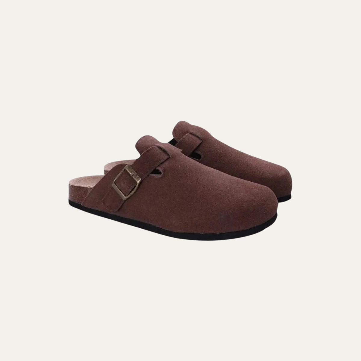 VogeLuxe | Men’s Wool Clogs with Cork Footbed 1