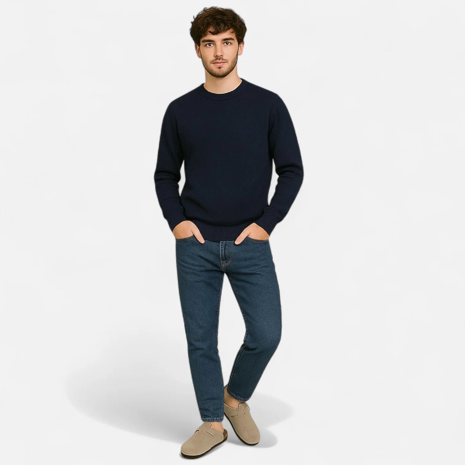 VogeLuxe | Men’s Wool Clogs with Cork Footbed 5