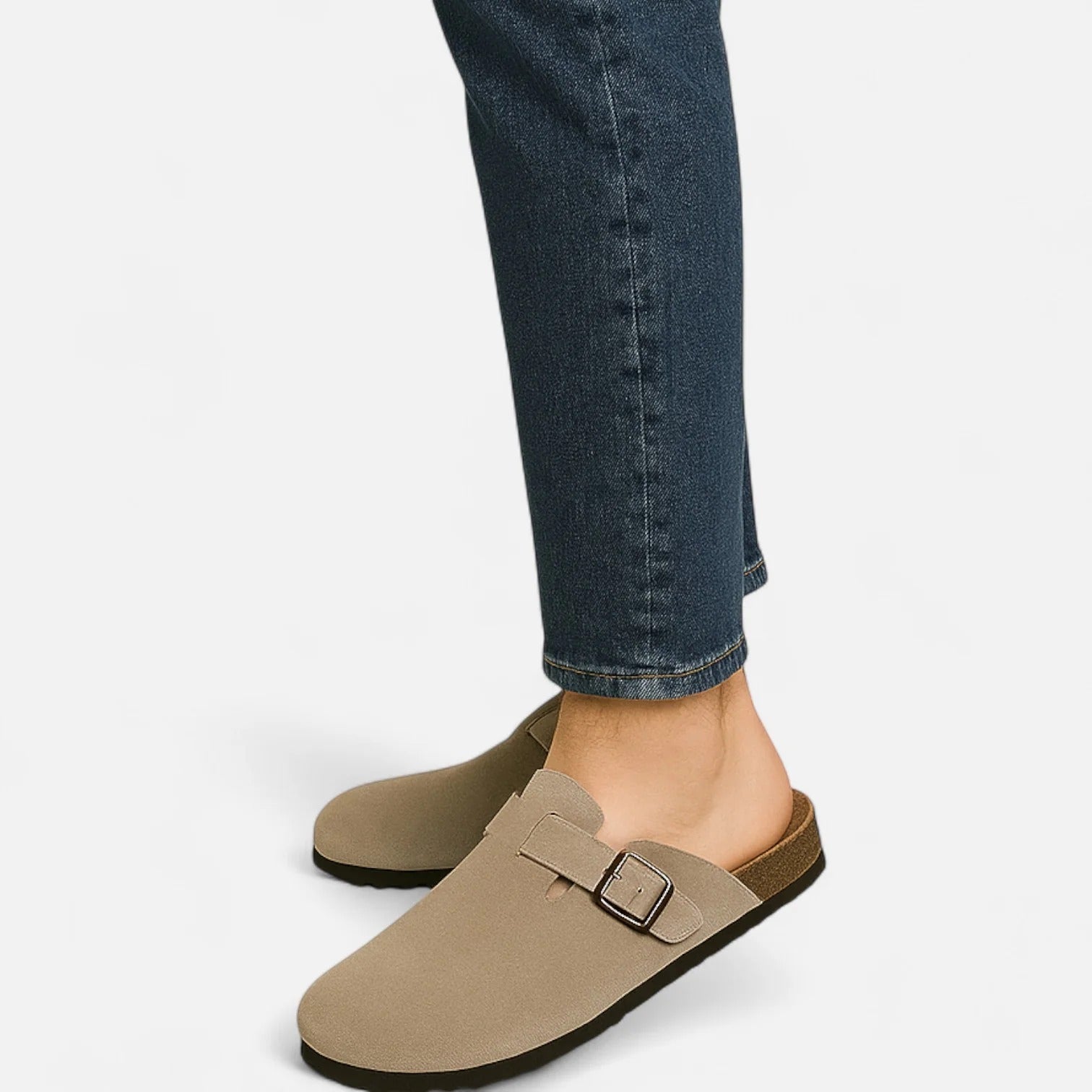 VogeLuxe | Men’s Wool Clogs with Cork Footbed 6