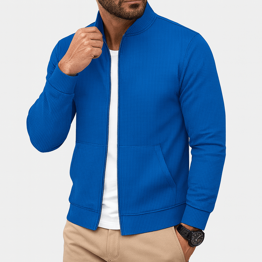 VogeLuxe | Men’s Zipper Shirt Jacket 1