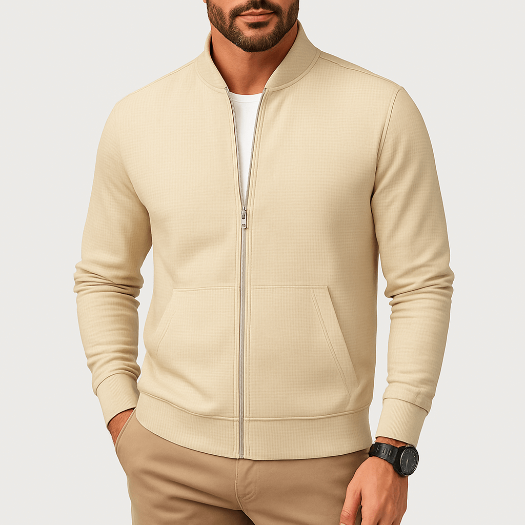 VogeLuxe | Men’s Zipper Shirt Jacket 4