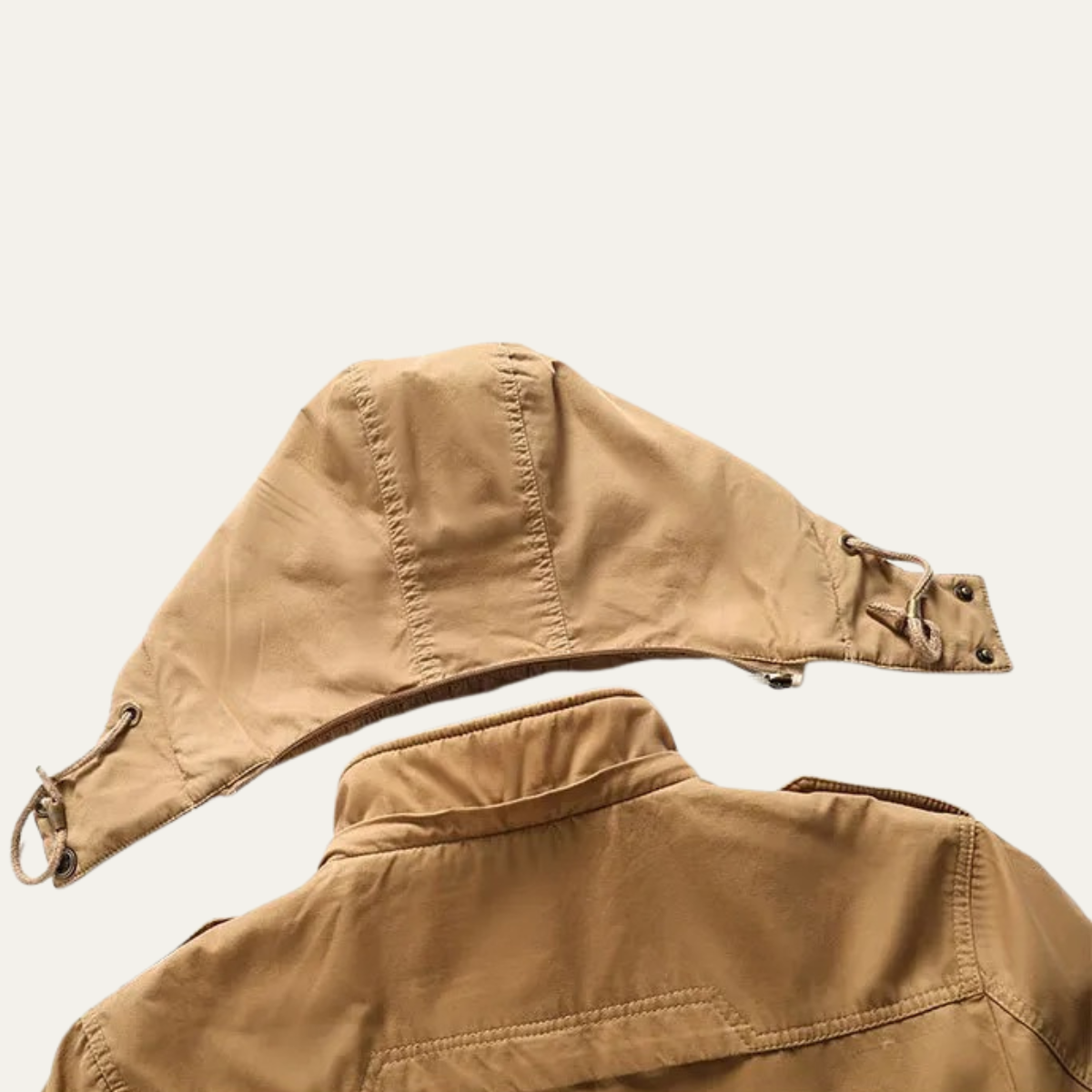 VogeLuxe | Mens Hooded Parka with Faux-Fur Lining 4