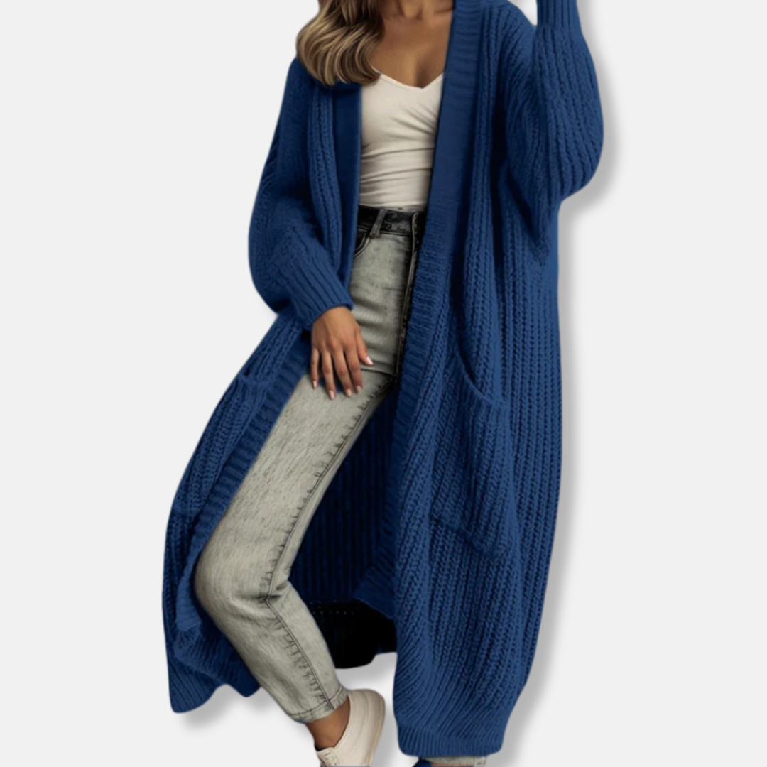 VogeLuxe | Women’s Ankle-Length Chunky Cardigan 1