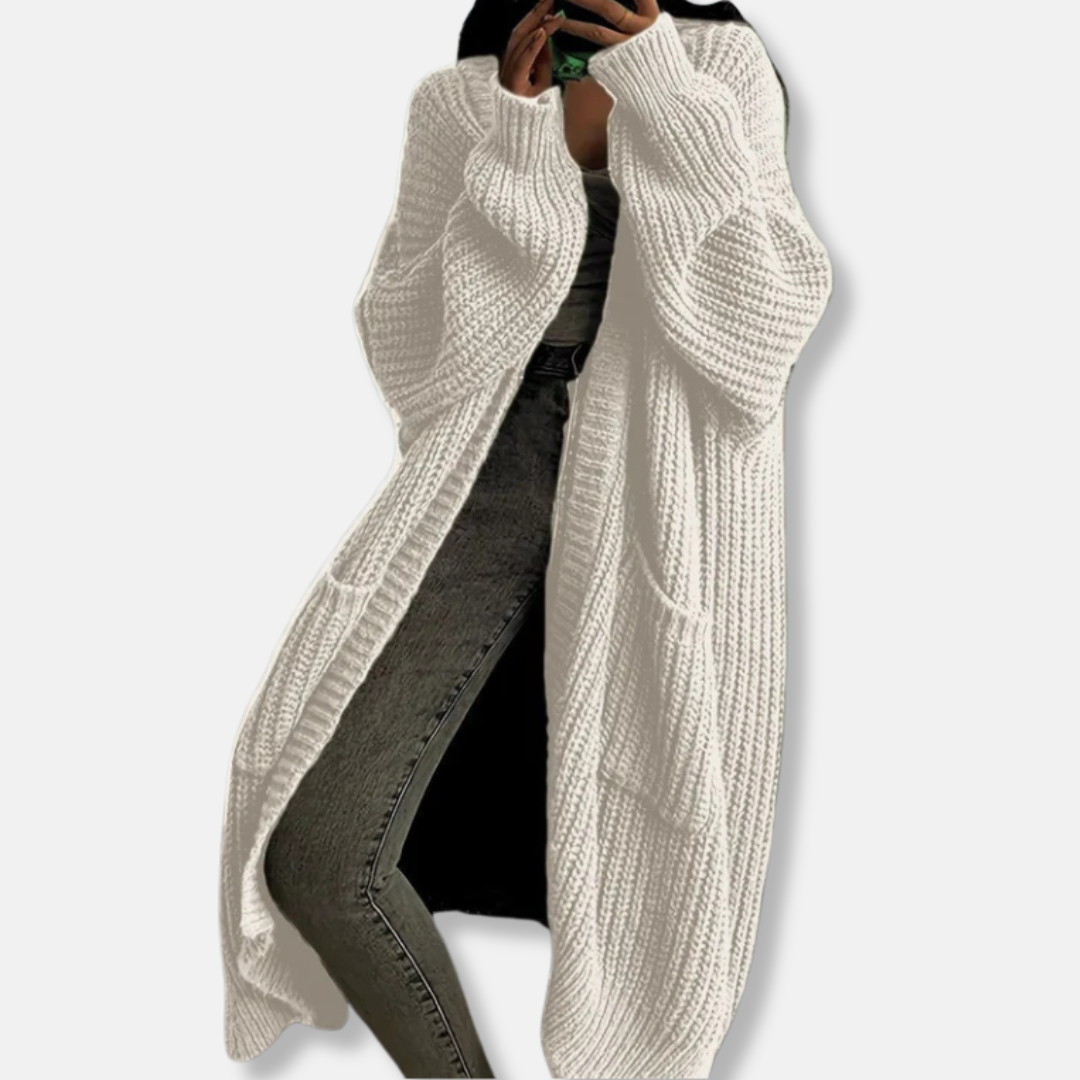 VogeLuxe | Women’s Ankle-Length Chunky Cardigan 5