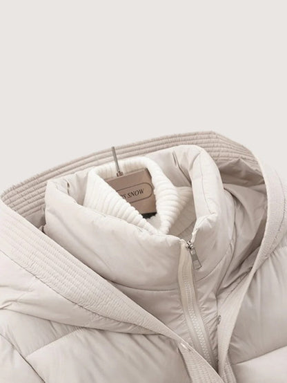 VogeLuxe | Women’s Belted High Collar Puffer Jacket 8