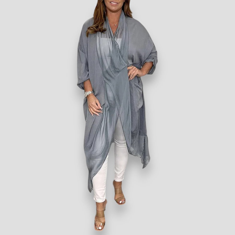 VogeLuxe | Women’s Breezy Asymmetrical Blouse 0