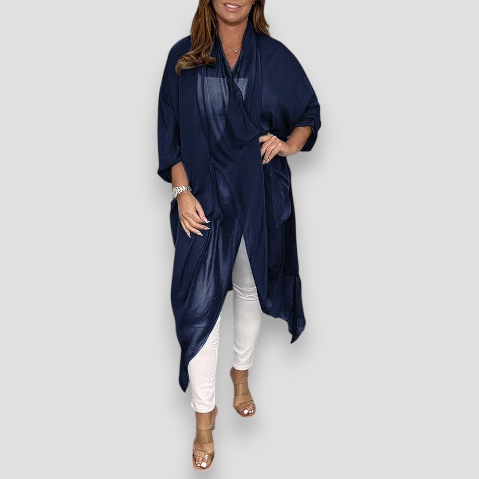 VogeLuxe | Women’s Breezy Asymmetrical Blouse 1