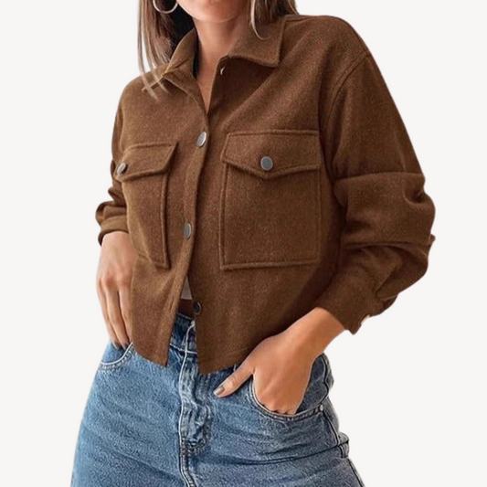 VogeLuxe | Women’s Chic Cropped Jacket 0