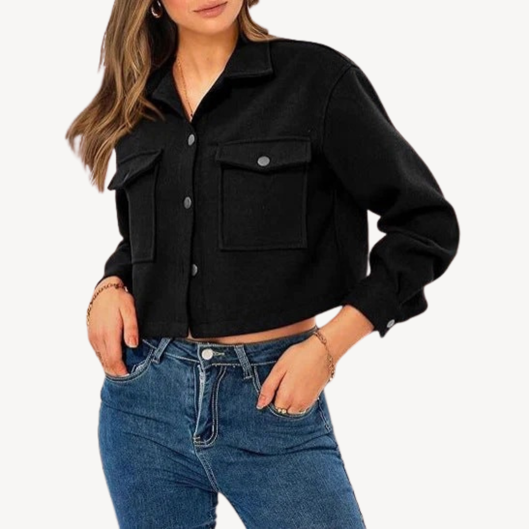 VogeLuxe | Women’s Chic Cropped Jacket 1