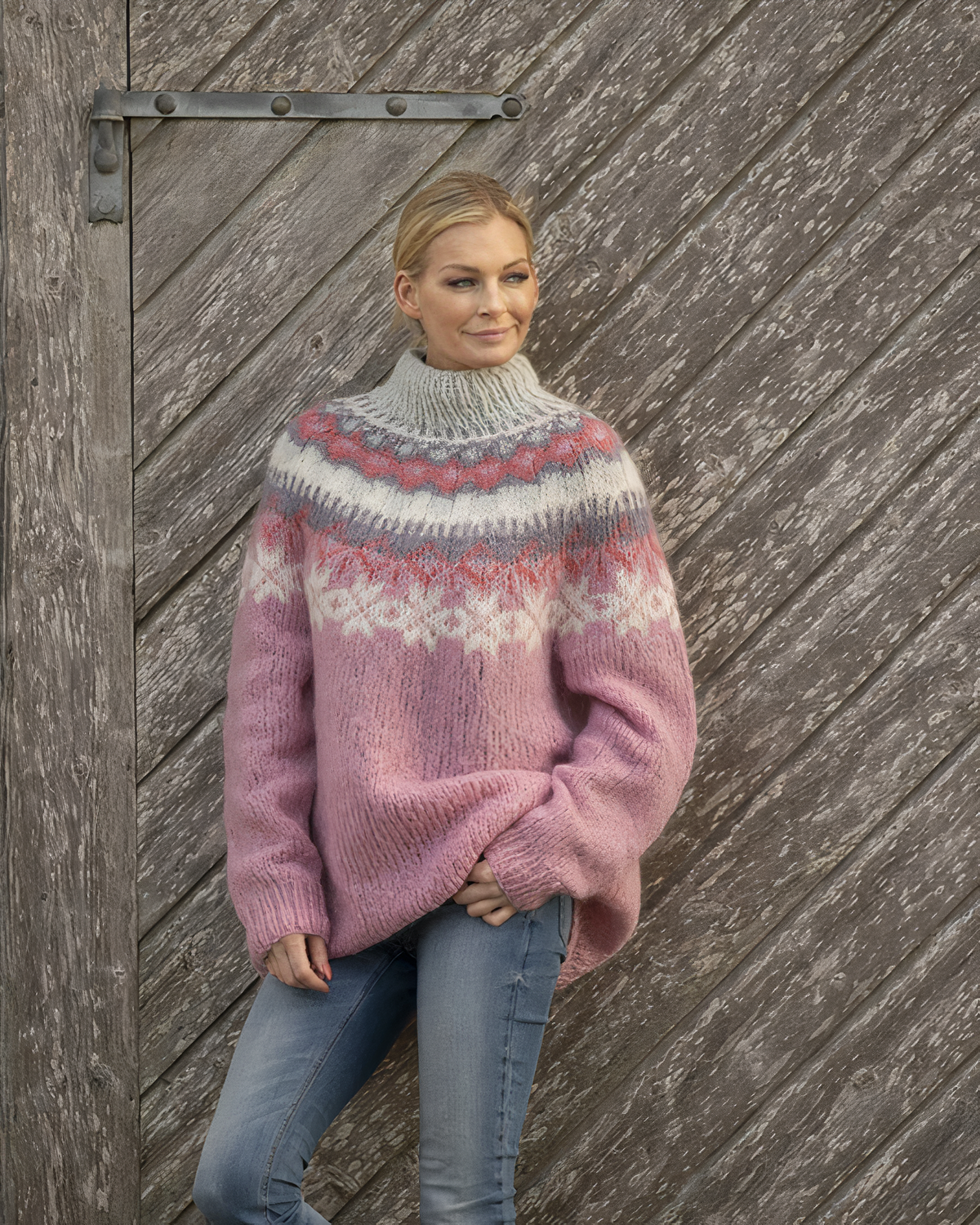 VogeLuxe | Women’s Chunky Knit Turtleneck Jumper 1