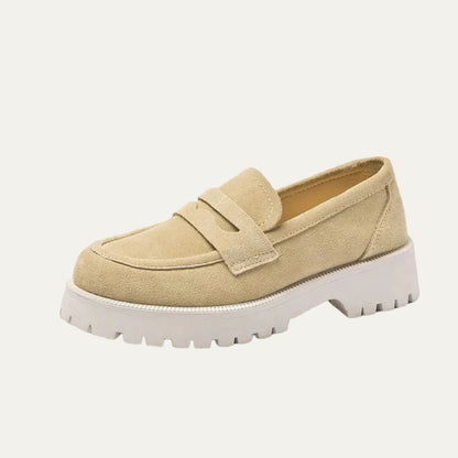 VogeLuxe | Women’s Chunky Sole Penny Loafers 0