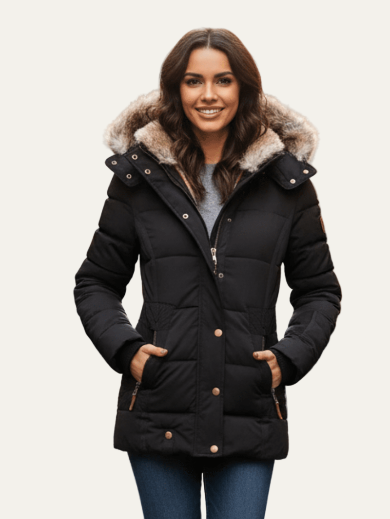 VogeLuxe | Women’s Cinched Waist Winter Parka 0