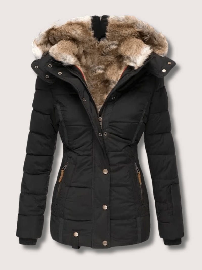 VogeLuxe | Women’s Cinched Waist Winter Parka 1