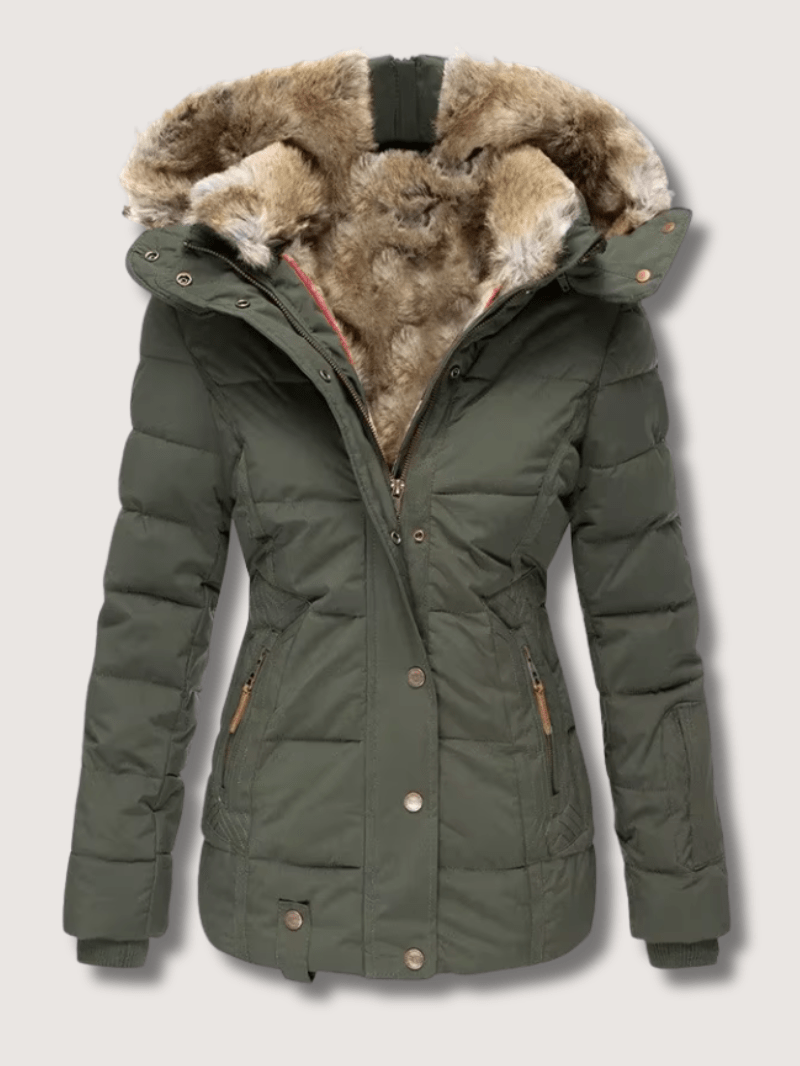 VogeLuxe | Women’s Cinched Waist Winter Parka 2