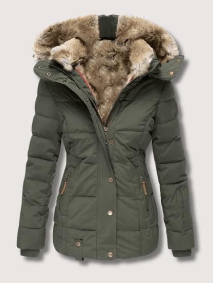 VogeLuxe | Women’s Cinched Waist Winter Parka 2