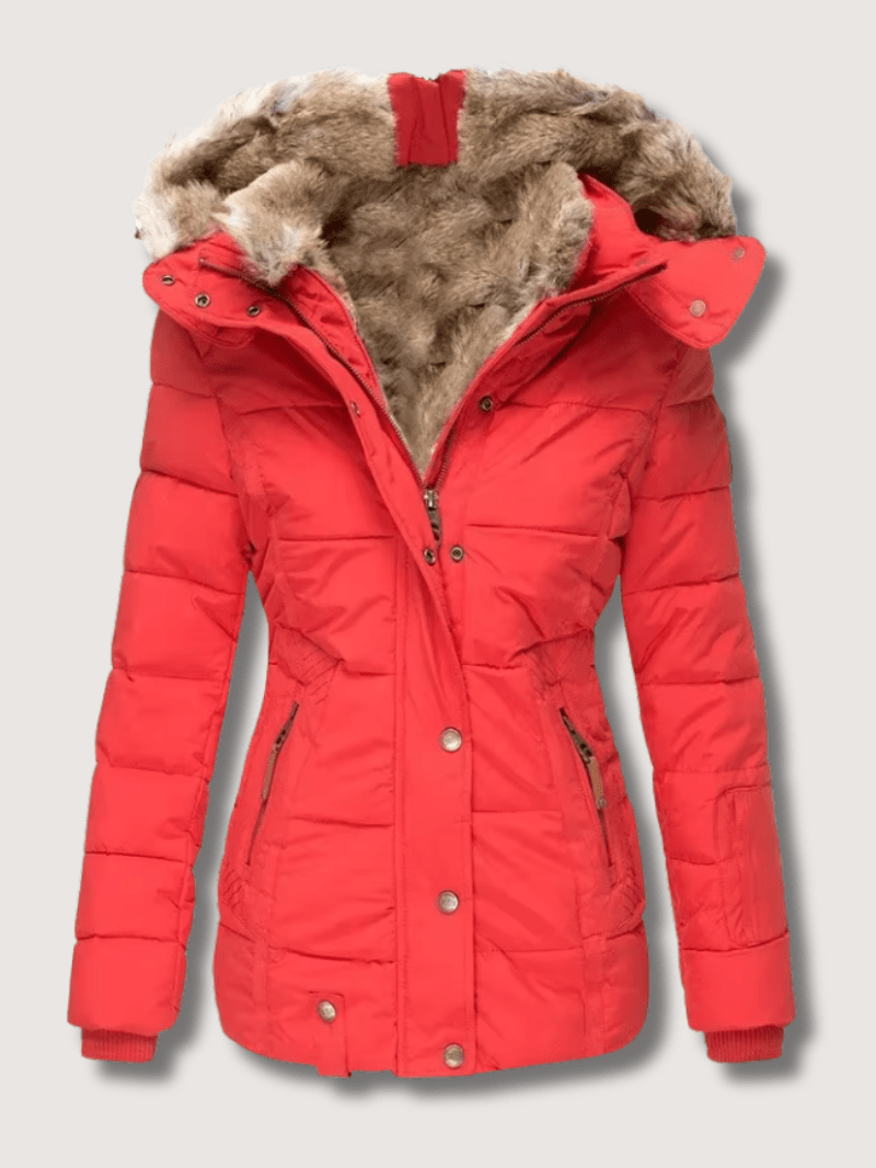 VogeLuxe | Women’s Cinched Waist Winter Parka 3