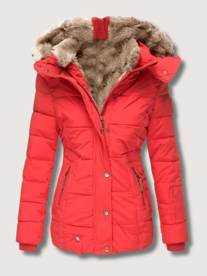 VogeLuxe | Women’s Cinched Waist Winter Parka 3
