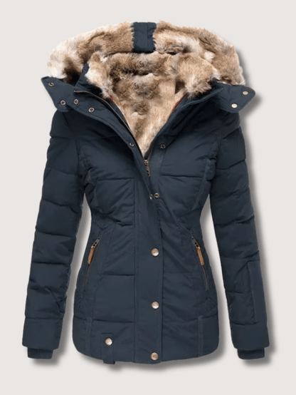 VogeLuxe | Women’s Cinched Waist Winter Parka 4