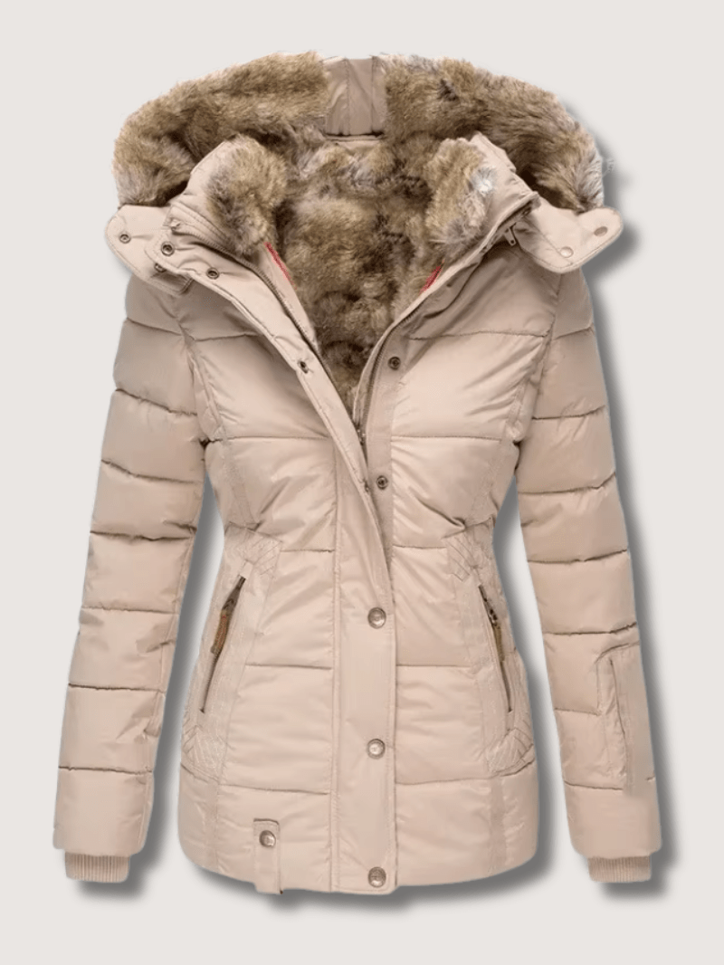 VogeLuxe | Women’s Cinched Waist Winter Parka 5
