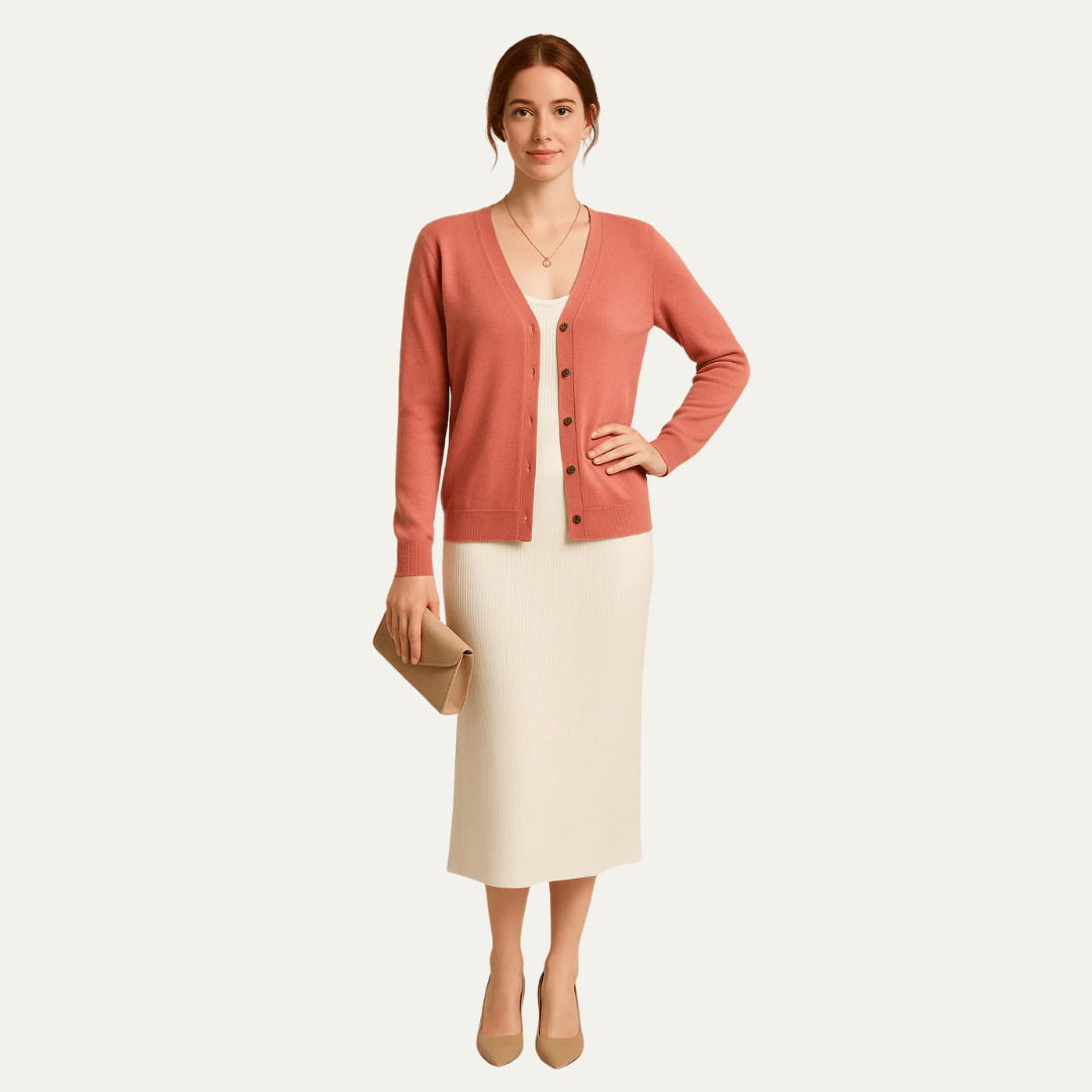 VogeLuxe | Women’s Classic Button-Front Cardigan 4