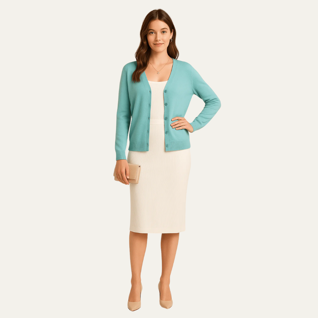 VogeLuxe | Women’s Classic Button-Front Cardigan 5