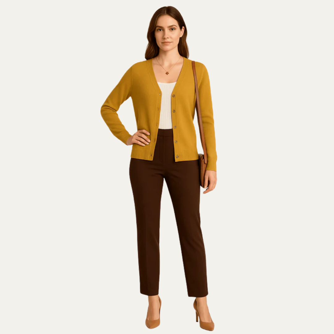 VogeLuxe | Women’s Classic Button-Front Cardigan 6
