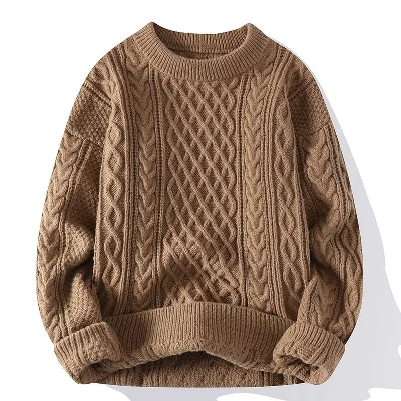 VogeLuxe | Women’s Classic Chunky Cable-Knit Sweater 2