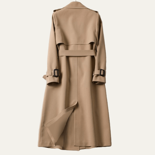 VogeLuxe | Women’s Classic Double-Breasted Trench Coat 1