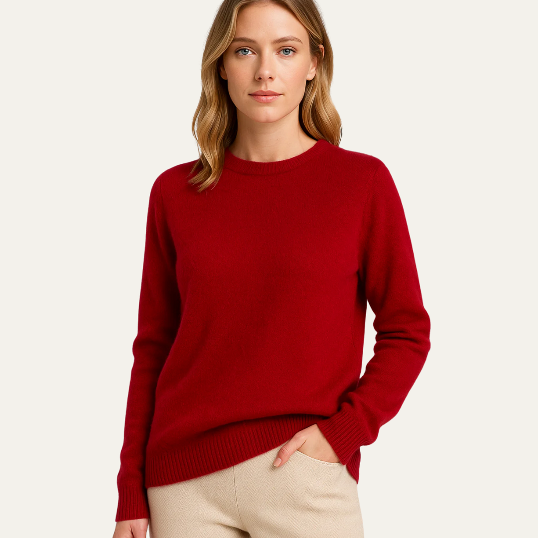VogeLuxe | Women’s Classic Round Sweater 1