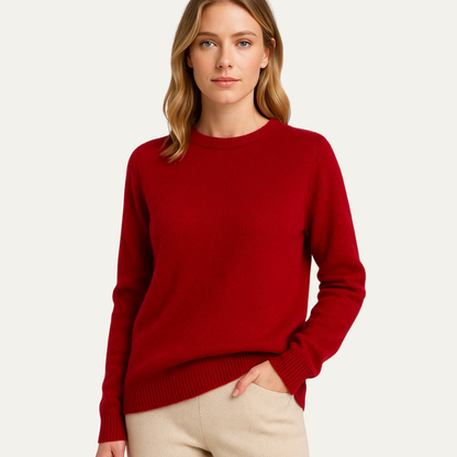 VogeLuxe | Women’s Classic Round Sweater 1