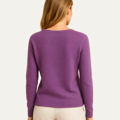 VogeLuxe | Women’s Classic Round Sweater 4
