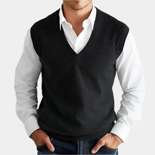 VogeLuxe | Women’s Classic V-Neck Sweater Vest 0