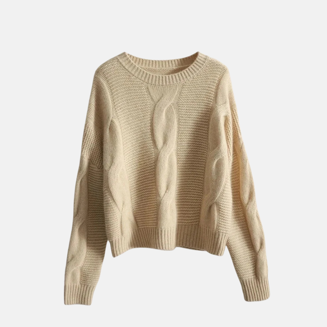 VogeLuxe | Women’s Cozy Cable-Knit Pullover 0