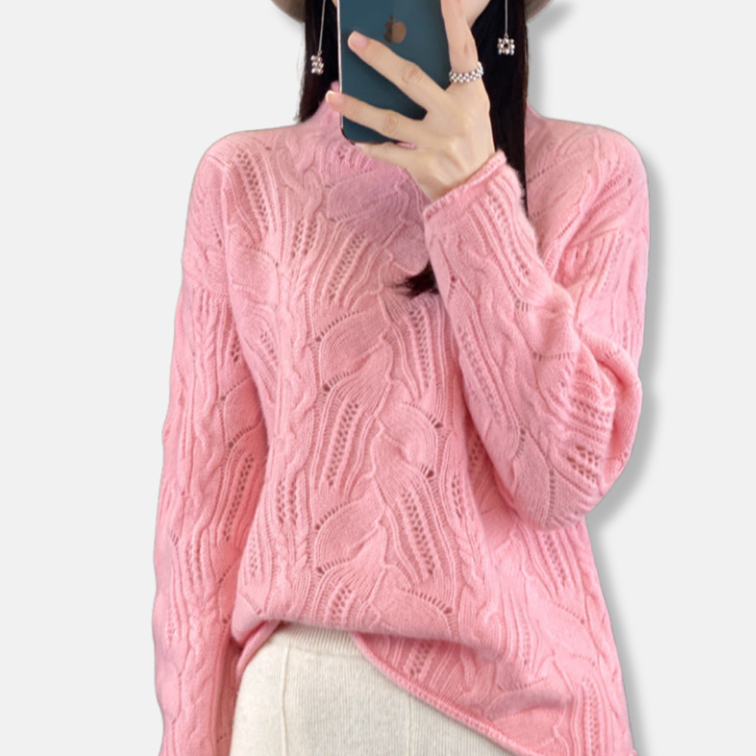 VogeLuxe | Women’s Cozy Cable Knit Sweater 0