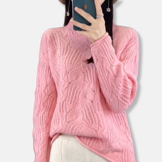 VogeLuxe | Women’s Cozy Cable Knit Sweater 0