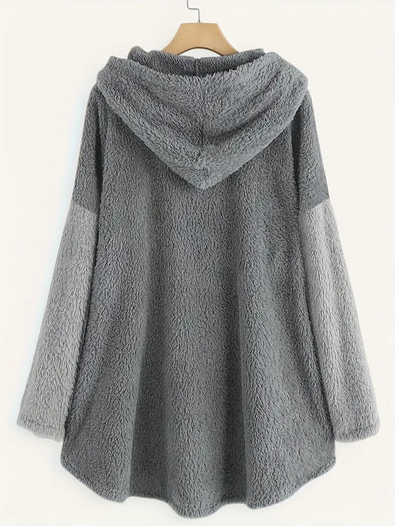 VogeLuxe | Women’s Cozy Christmas Sherpa Hoodie Blanket 6