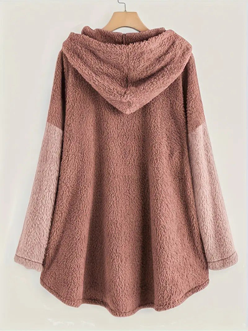 VogeLuxe | Women’s Cozy Christmas Sherpa Hoodie Blanket 8