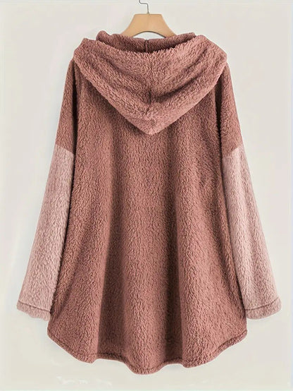 VogeLuxe | Women’s Cozy Christmas Sherpa Hoodie Blanket 8