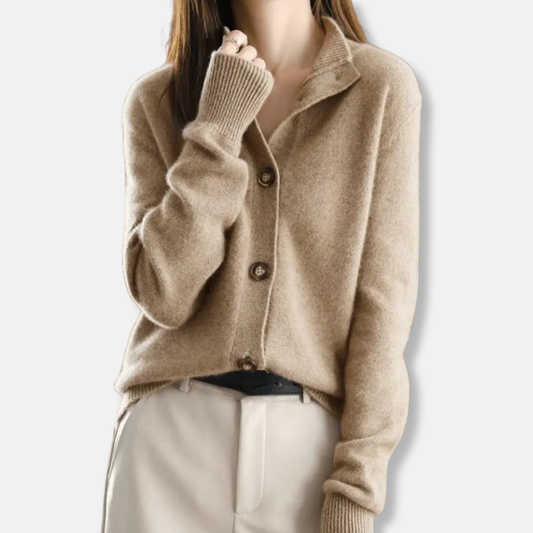 VogeLuxe | Women’s Cozy Cropped Cardigan 0