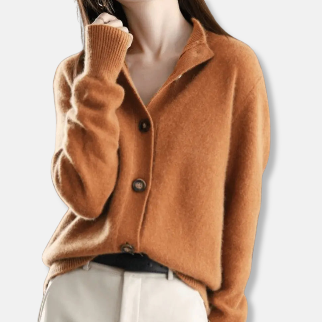 VogeLuxe | Women’s Cozy Cropped Cardigan 2