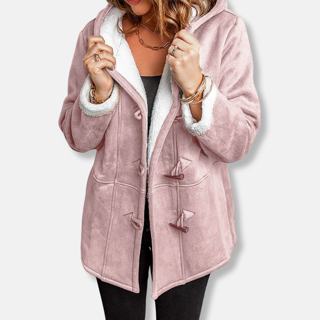 VogeLuxe | Women’s Cozy Hooded Sherpa Jacket 1