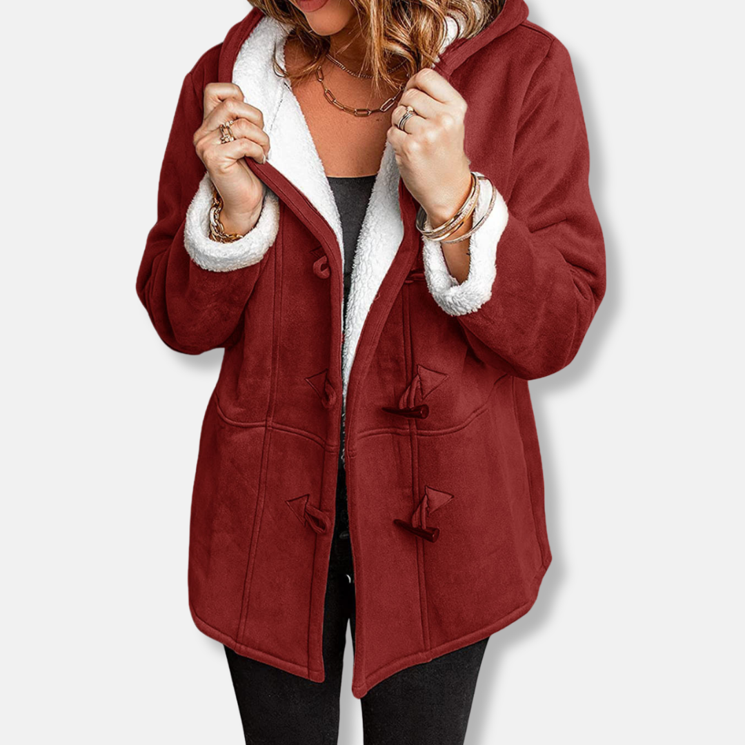 VogeLuxe | Women’s Cozy Hooded Sherpa Jacket 2