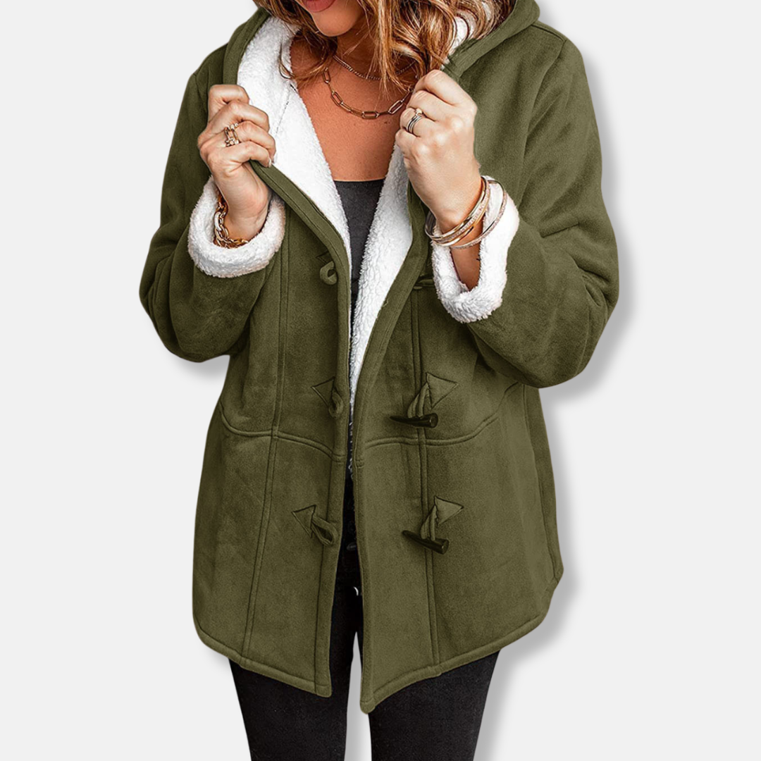 VogeLuxe | Women’s Cozy Hooded Sherpa Jacket 4