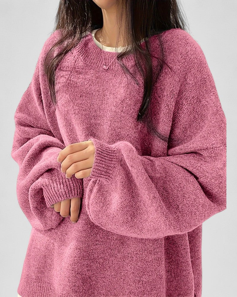 VogeLuxe | Women’s Cozy Off-Shoulder Knit Sweater 1