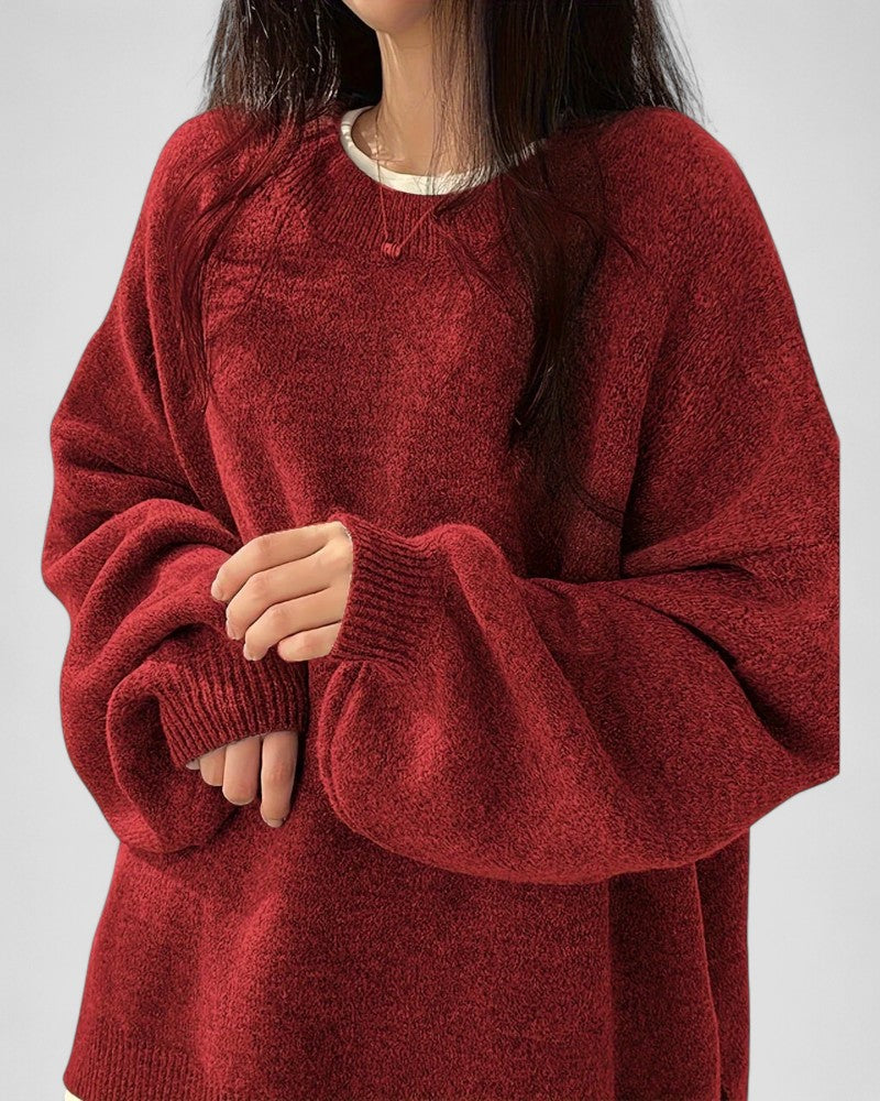 VogeLuxe | Women’s Cozy Off-Shoulder Knit Sweater 2