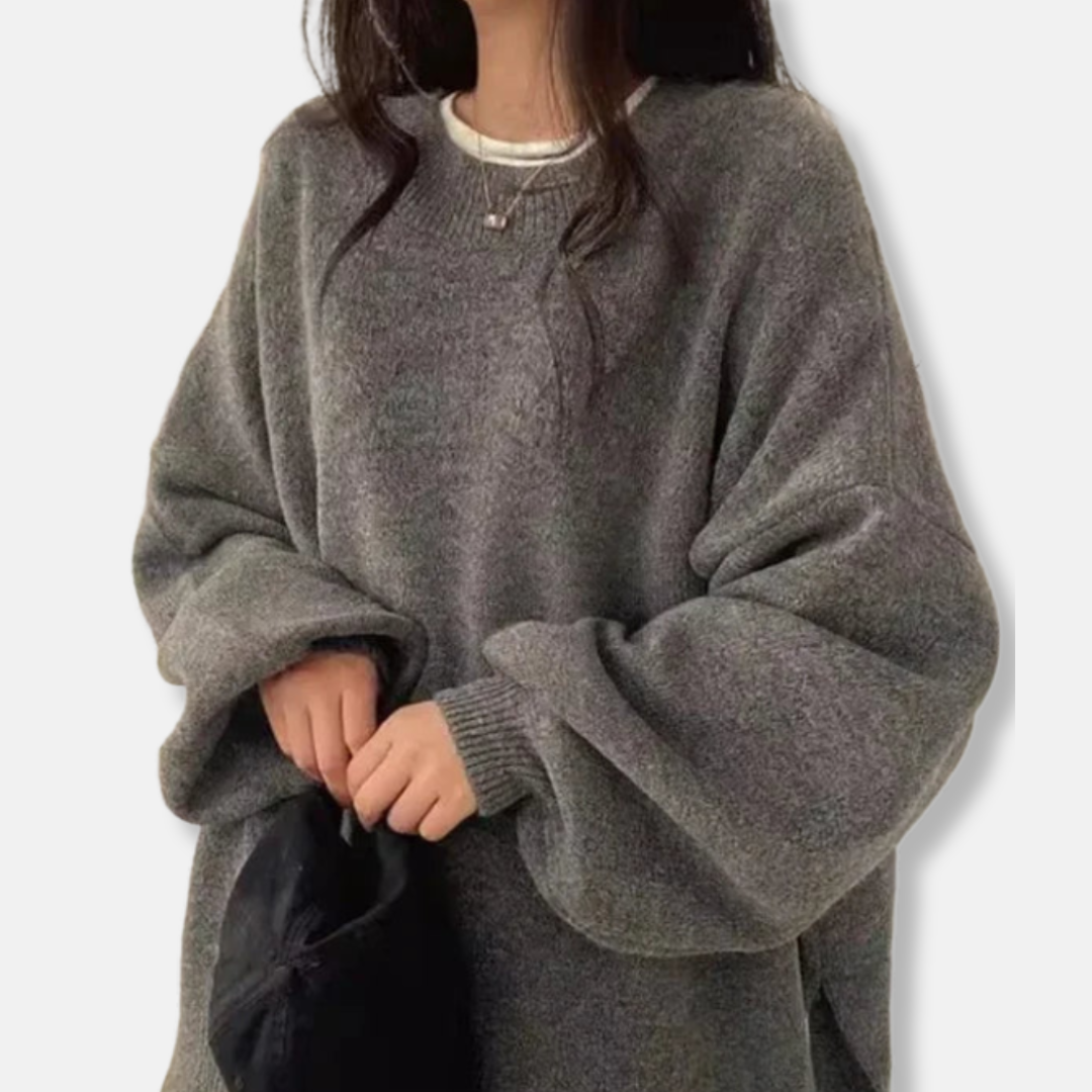 VogeLuxe | Women’s Cozy Oversized Knit Sweater 2