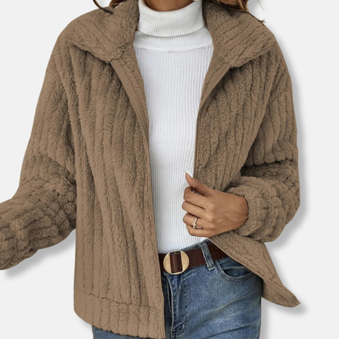 VogeLuxe | Women’s Cozy Sherpa Zip Jacket 4